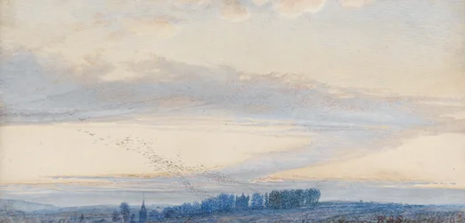 Penkill Castle, Dämmerung, 1863